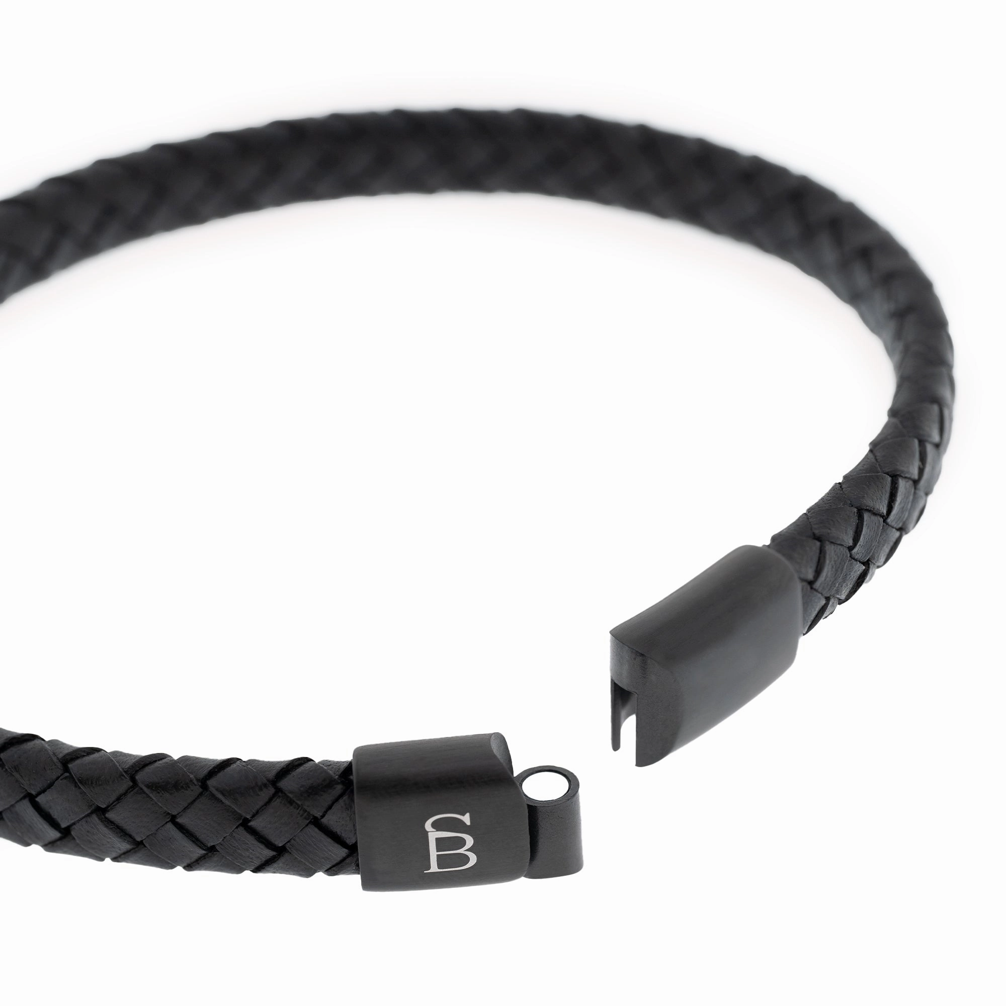 Black Edition Leather Bracelet Riley BEB/003S