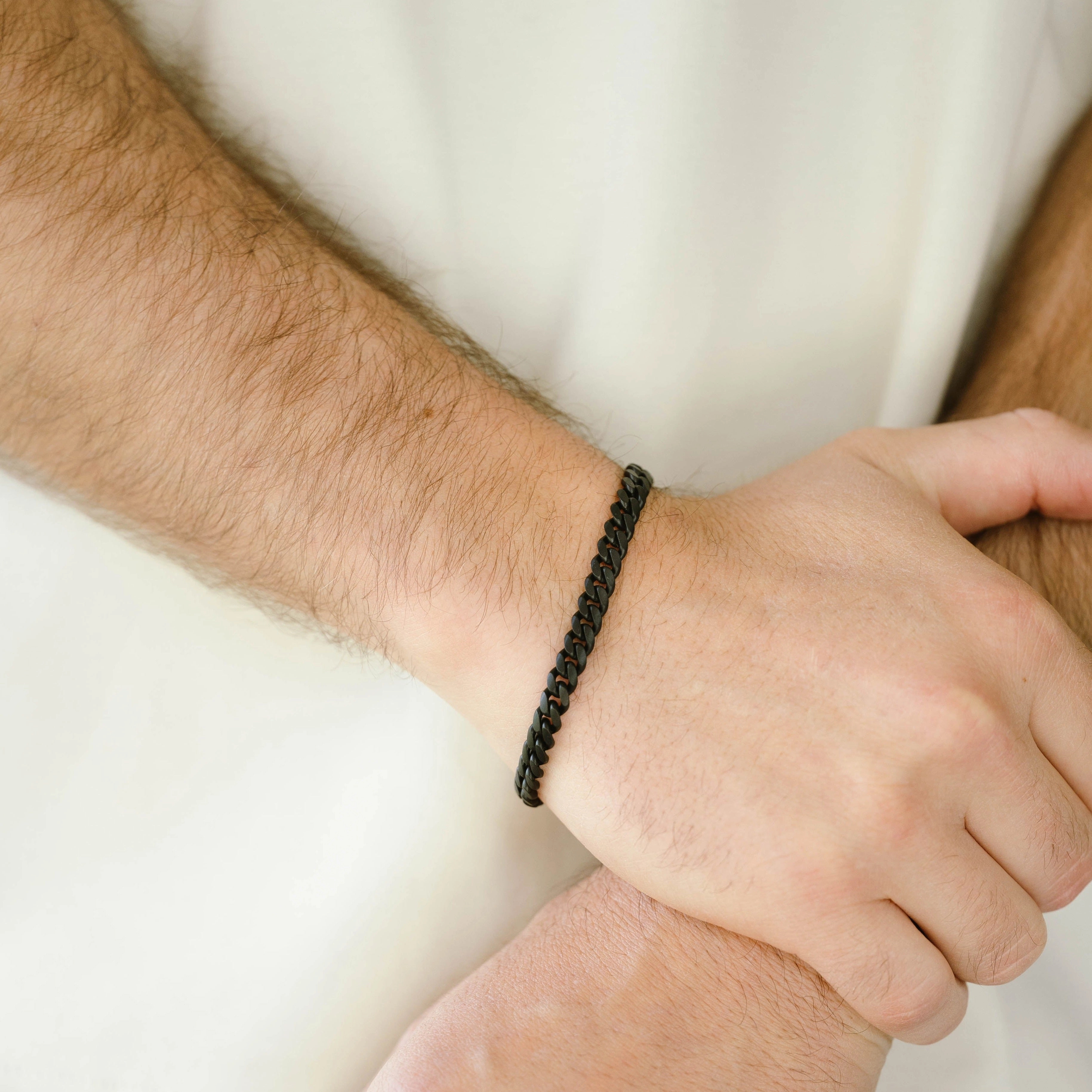 Black Edition Stainless Steel Bracelet Svelte Stephen BEB/001S