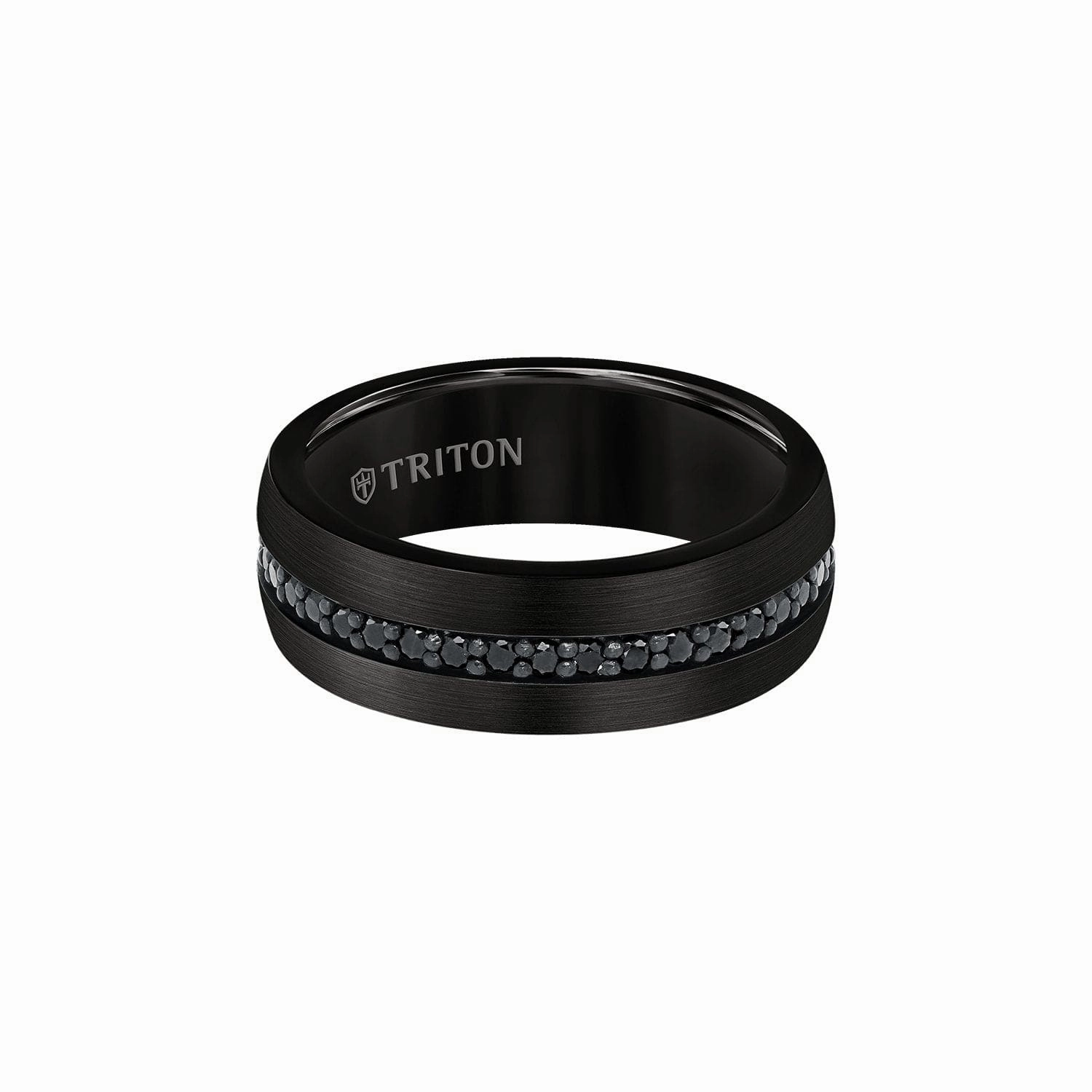 Black Sapphire Tungsten Band