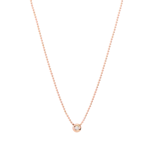Bollicine necklace with 1 diamond