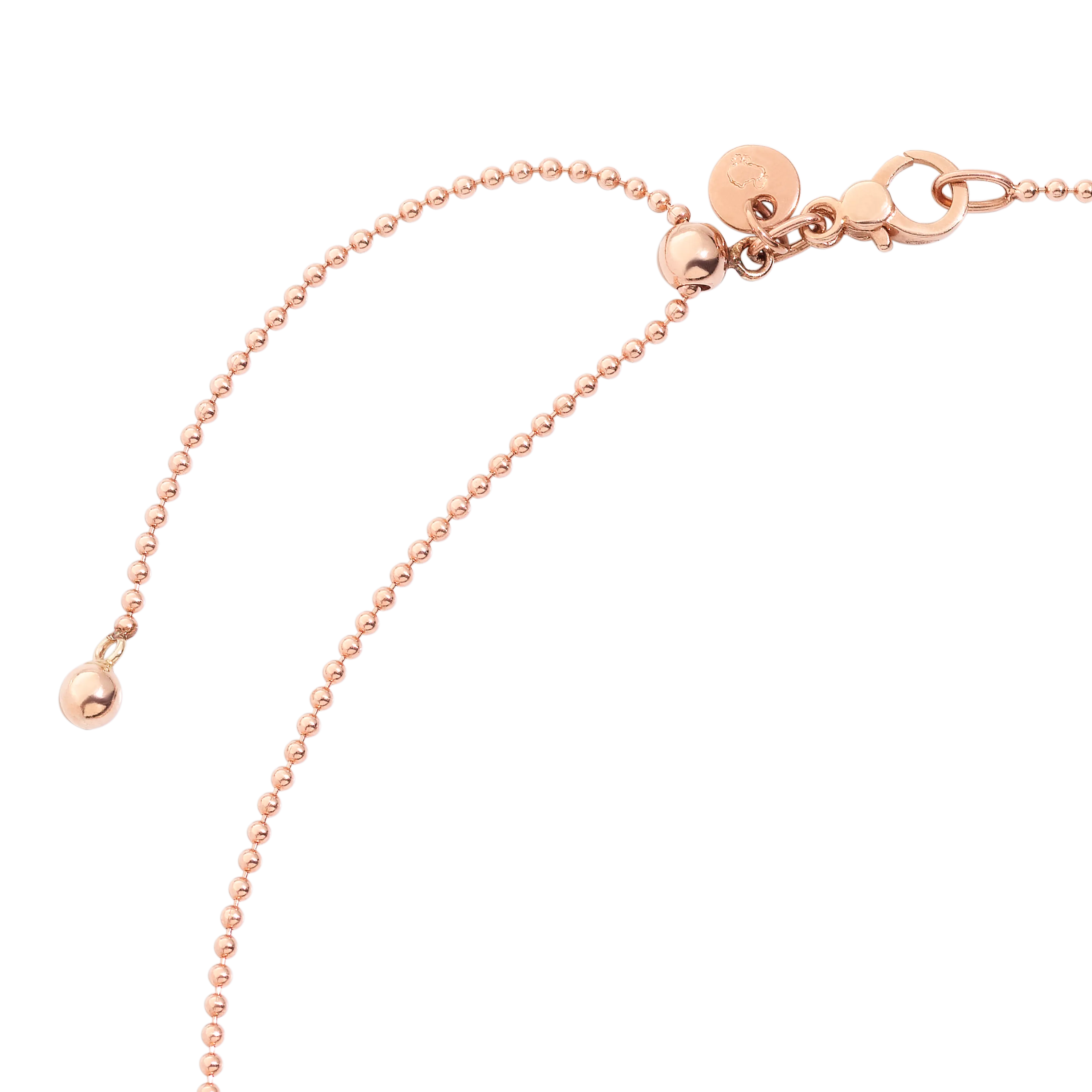 Bollicine necklace with 1 diamond