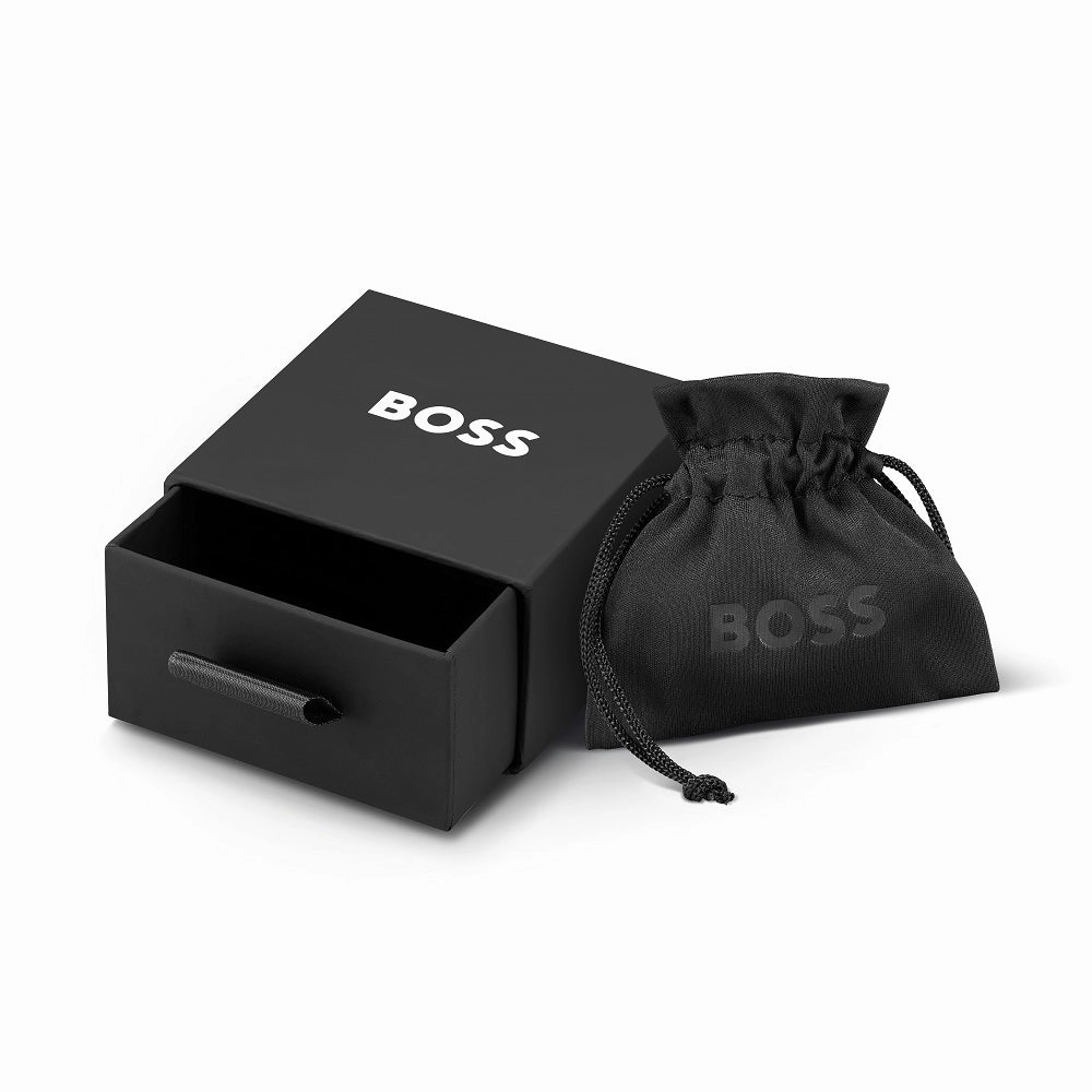 Boss Jewellery Ladies Stainless Steel Hoop Earrings 1580345