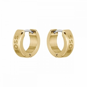 BOSS Jewellery Mens Odell Huggie Hoop Earrings 1580655