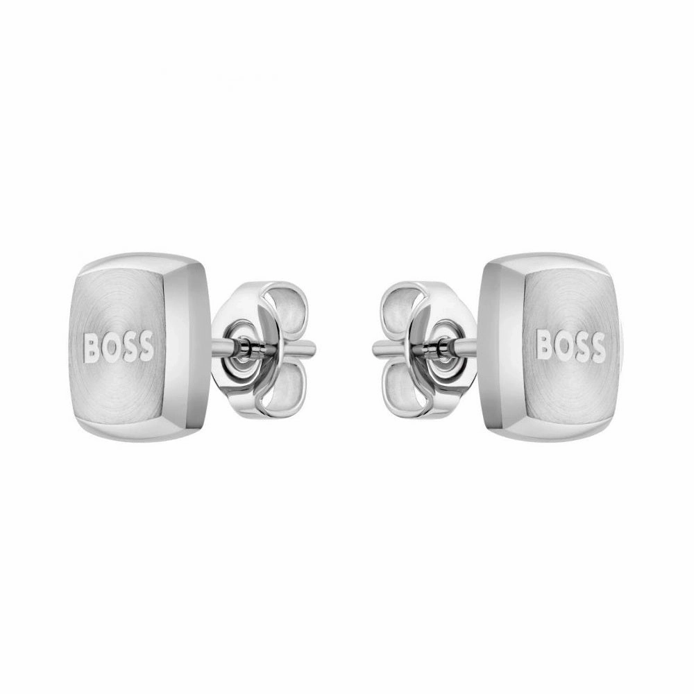 BOSS Jewellery Mens Stainless Steel Stud Earrings 1580473