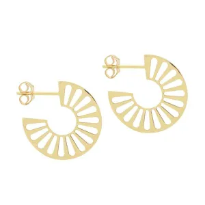 Boucles d'oreilles en or jaune 18 carats