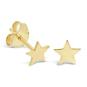 Boucles d'oreilles toile en or jaune.