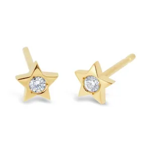 Boucles d'oreilles toile serties de diamants