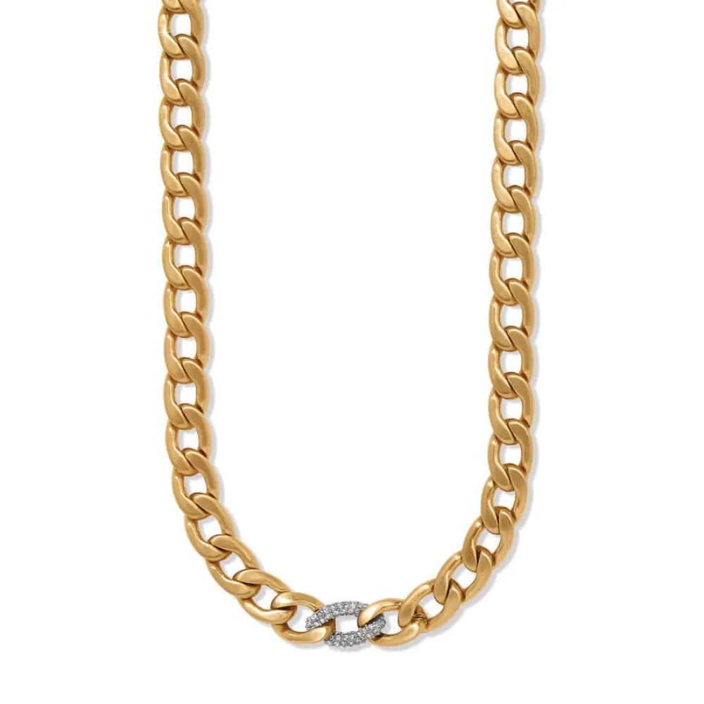 Brighton Cleo Pave Pink Necklace