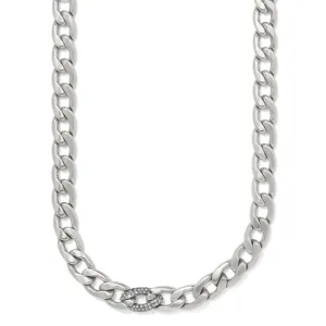 Brighton Cleo Pave Pink Necklace