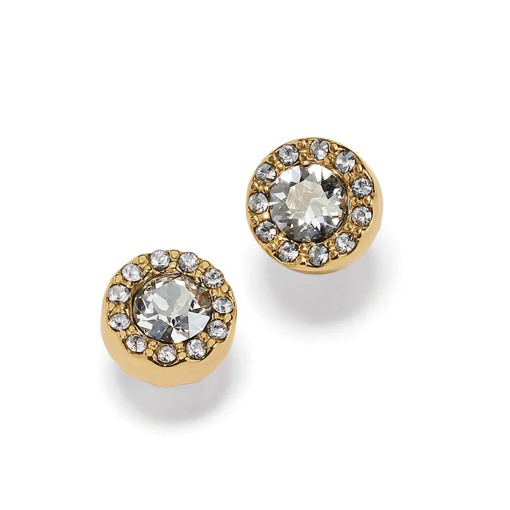Brighton Illumina Solitaire Post Earrings - Gold