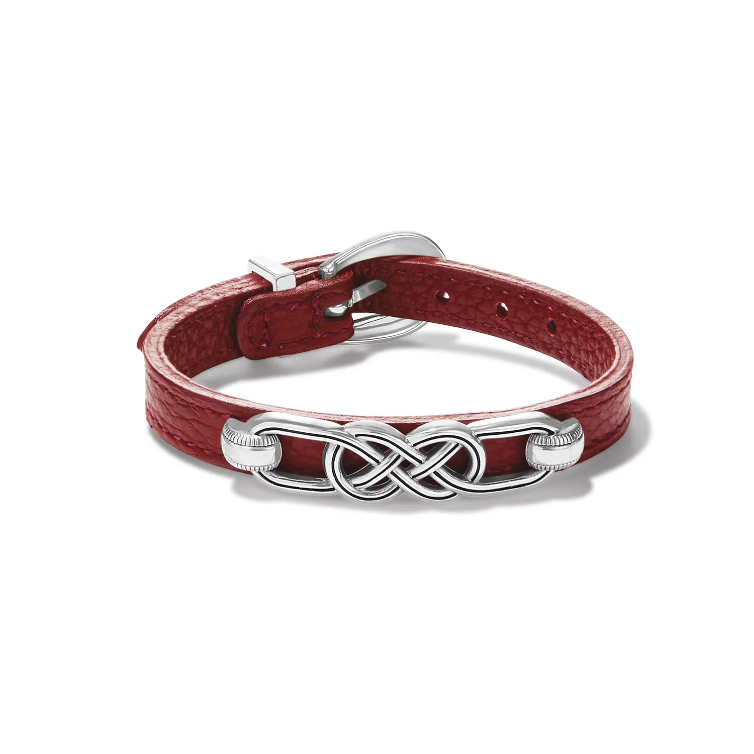Brighton Interlok Braid Leather Bracelet