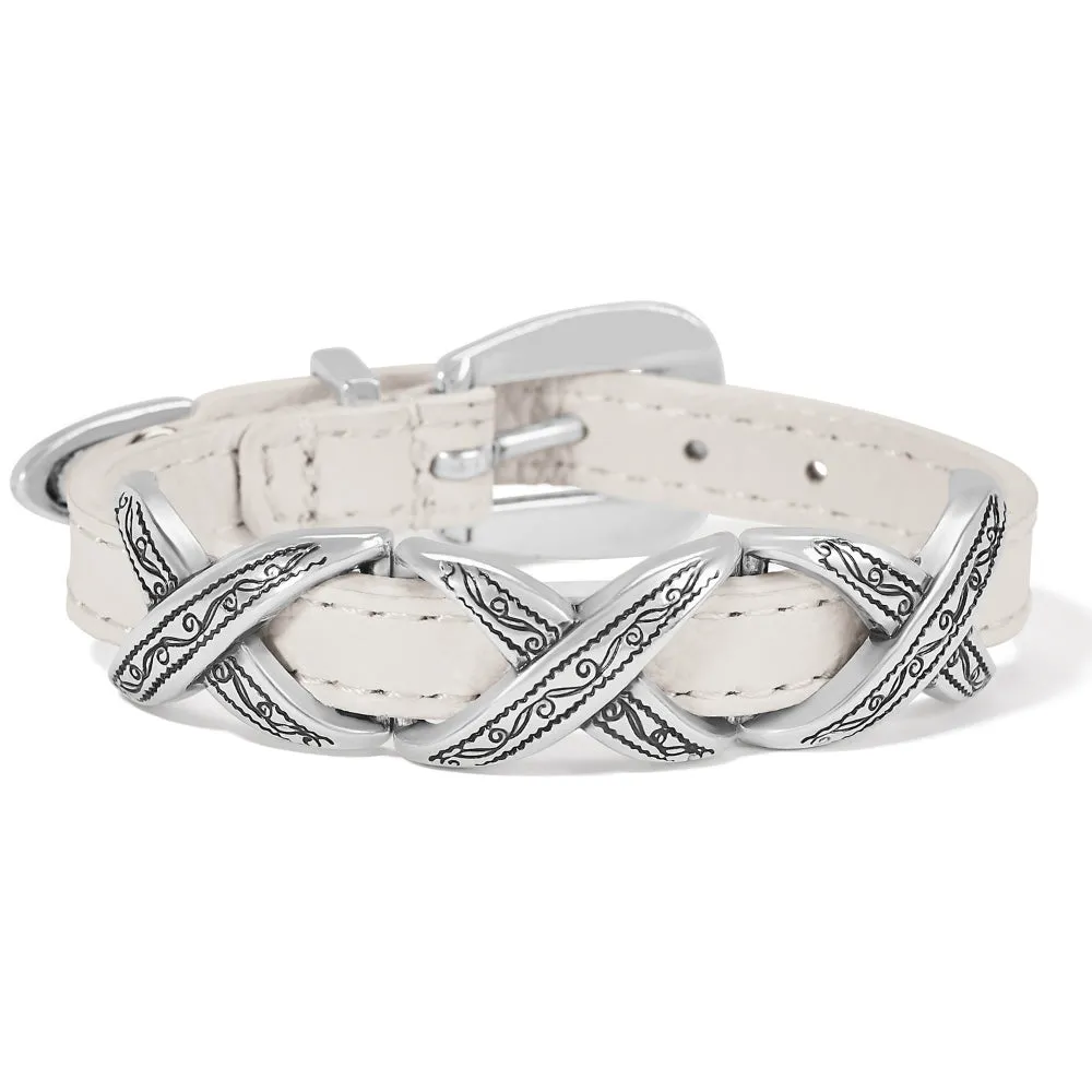 Brighton Kriss Kross Etched Bandit Bracelet