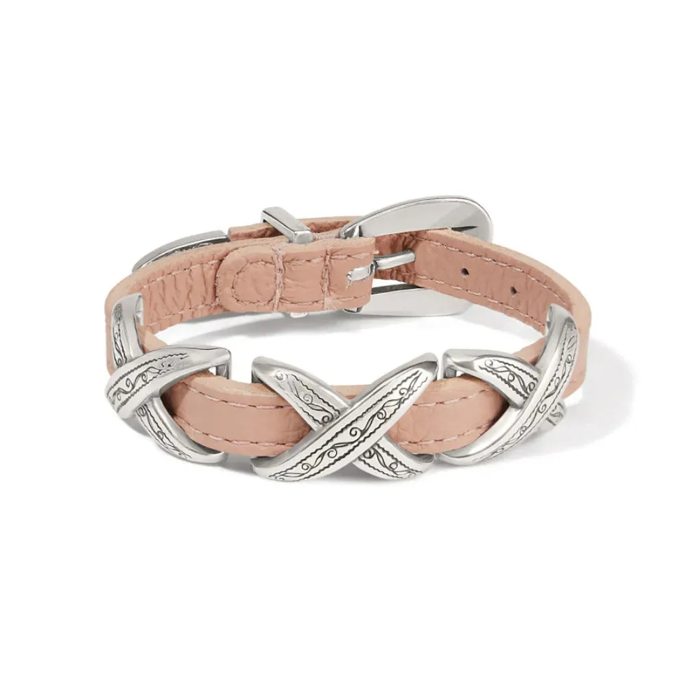Brighton Kriss Kross Etched Bandit Bracelet