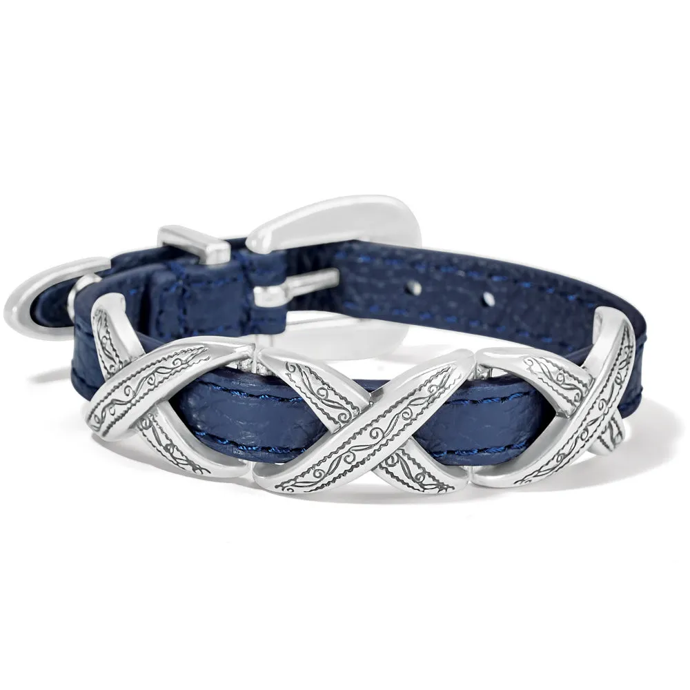 Brighton Kriss Kross Etched Bandit Bracelet