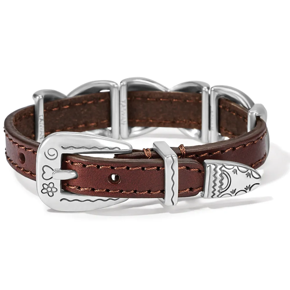 Brighton Kriss Kross Etched Bandit Bracelet