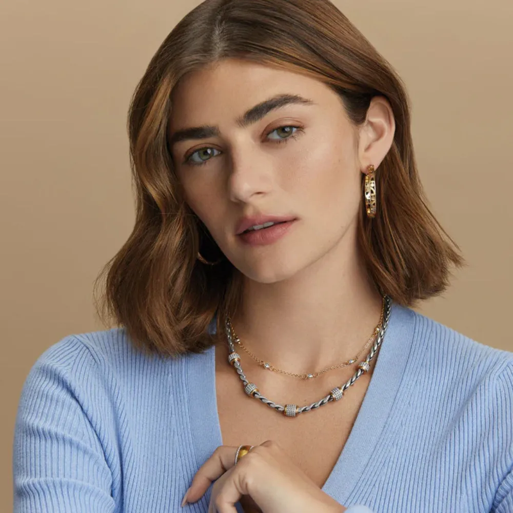 Brighton Meridian Necklace - Two Tone