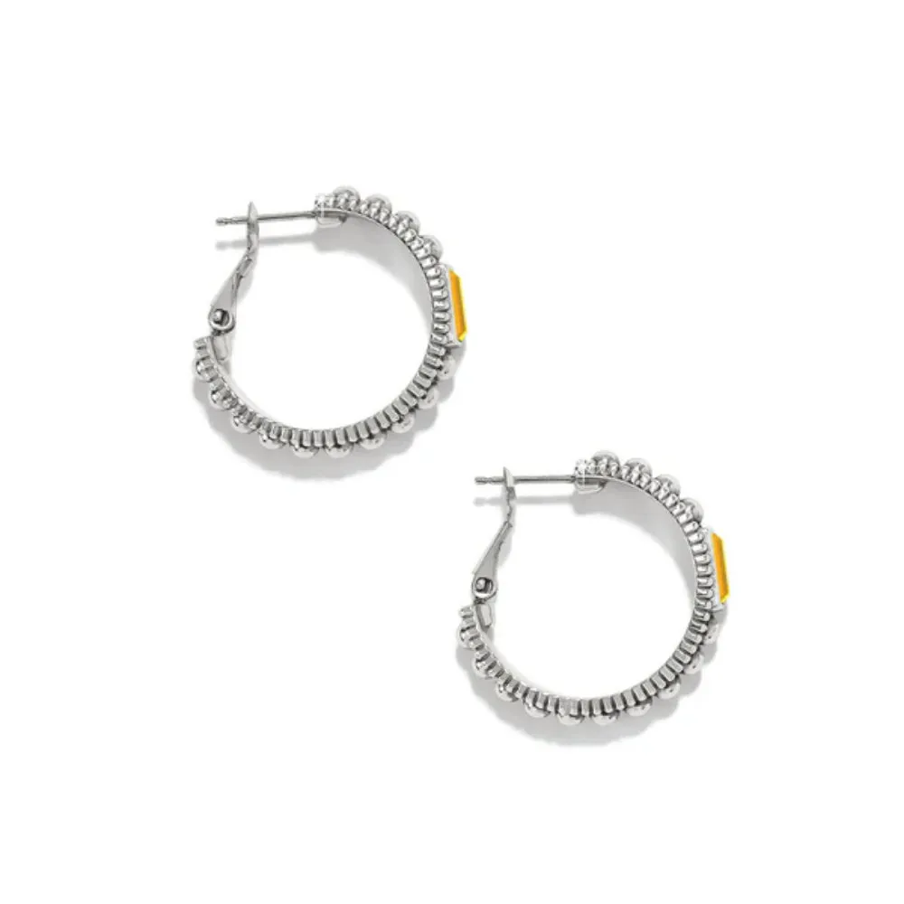 Brighton Pretty Tough Gem Hoop Earrings