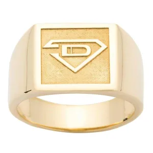Chevalire en or jaune 18 carats.