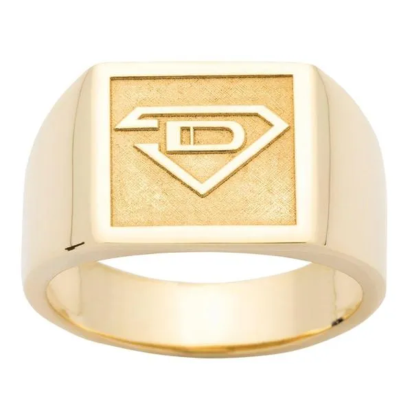 Chevalire en or jaune 18 carats.