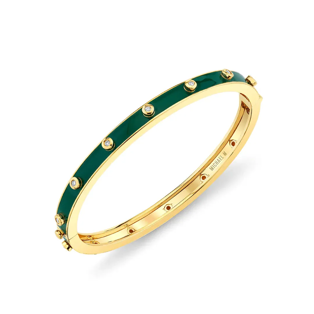 Chroma Extruded Bezel Bangle BR485