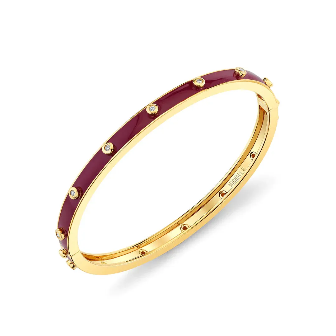 Chroma Extruded Bezel Bangle BR485