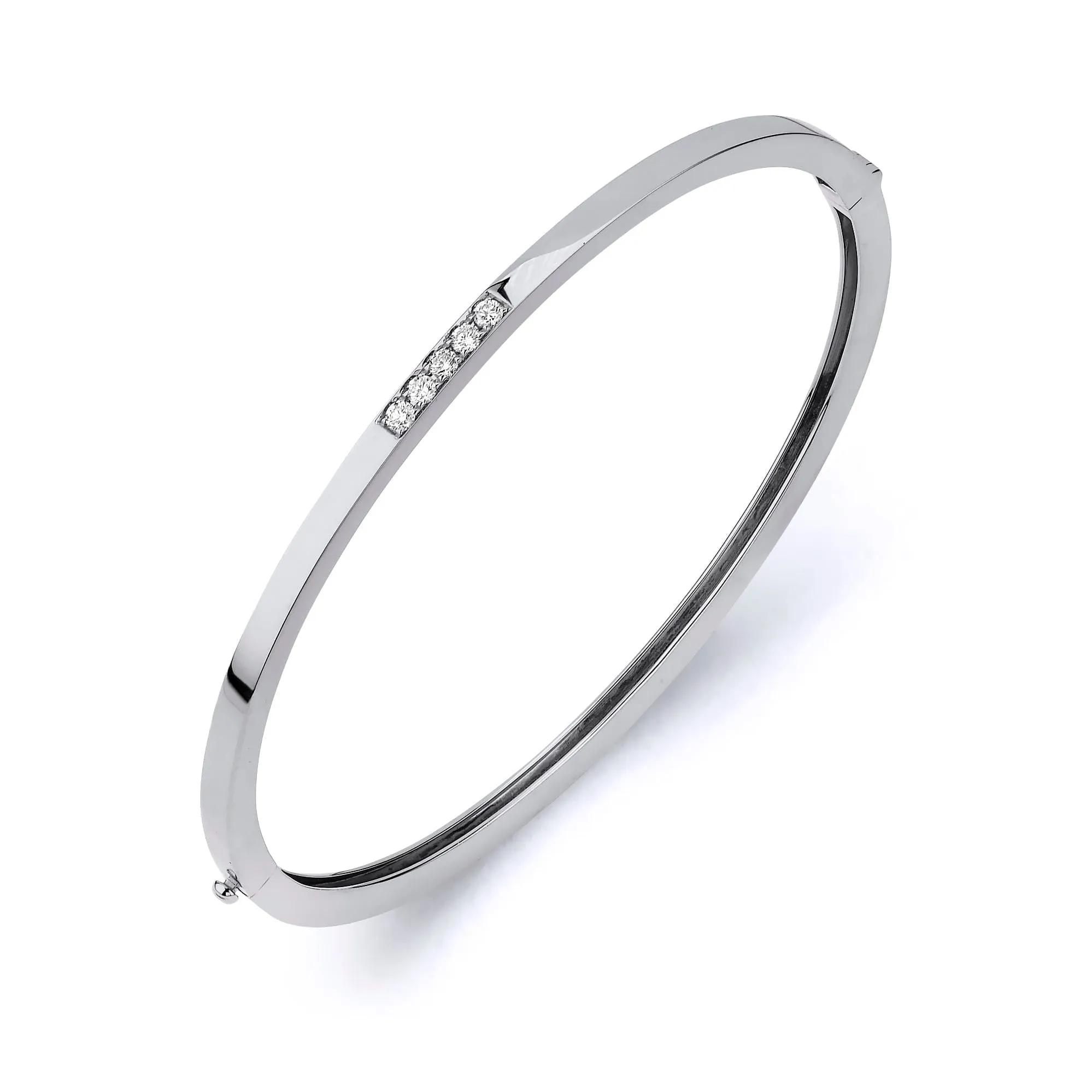 Chroma Gold Pav Stacking Bracelet BR482-HP-M-YG