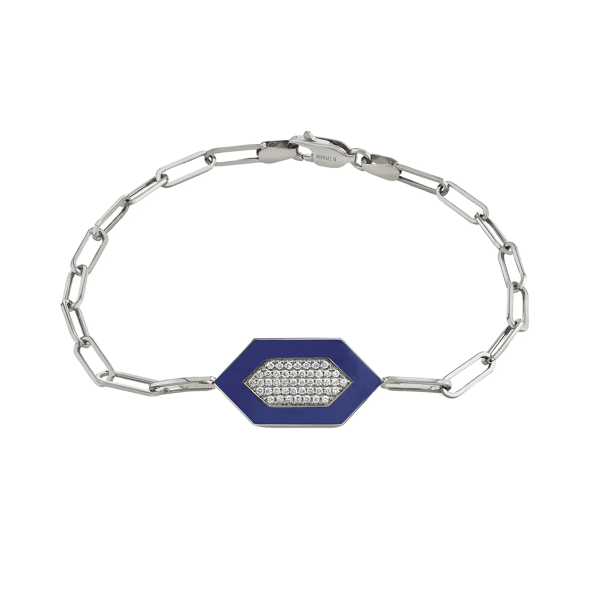 Chroma Pav Hexagon Bracelet BR492