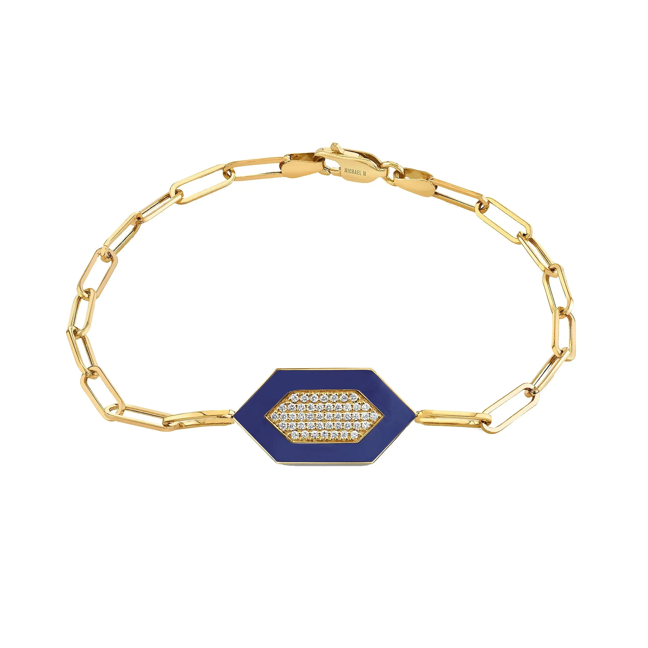 Chroma Pav Hexagon Bracelet BR492