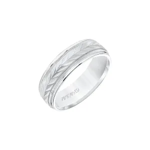 Classic Wheat Motif 6.5mm Band