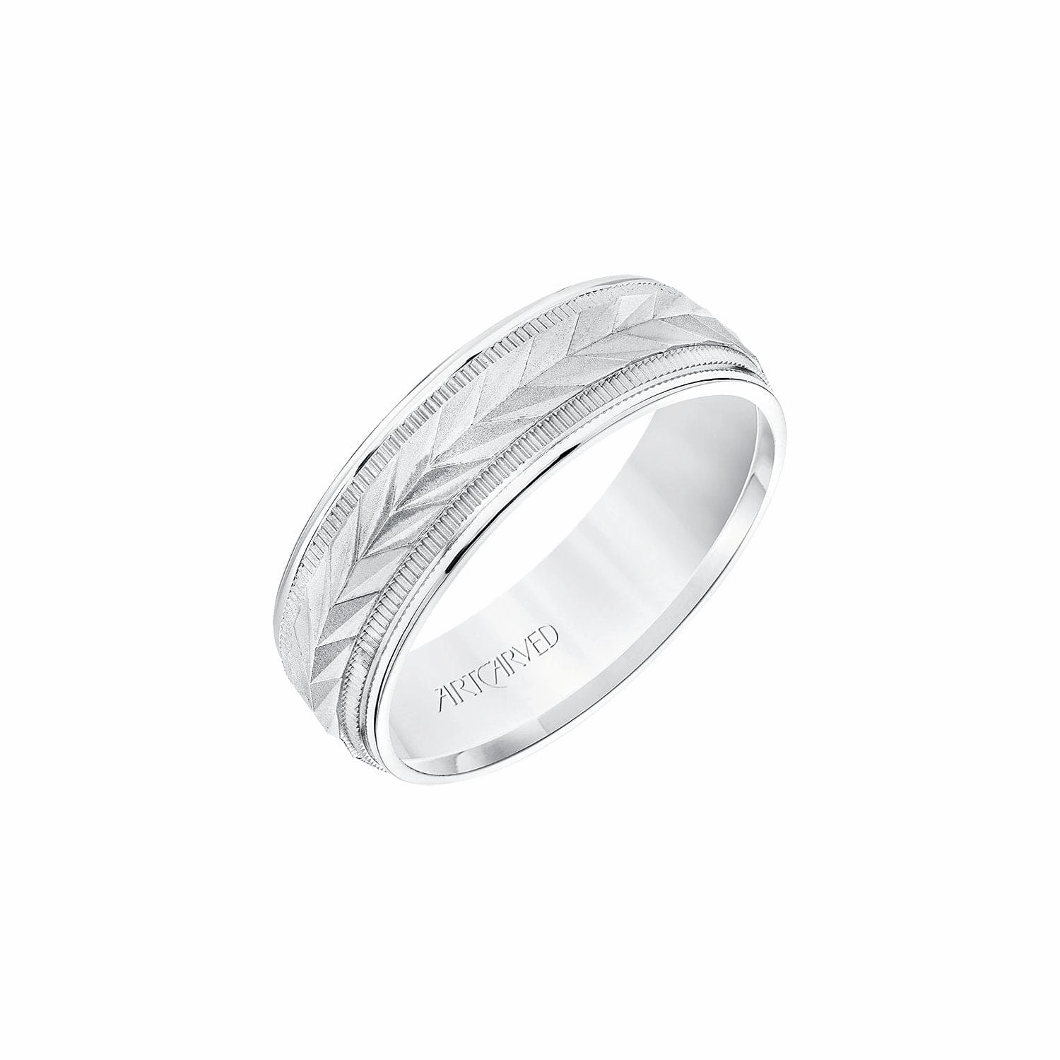 Classic Wheat Motif 6.5mm Band