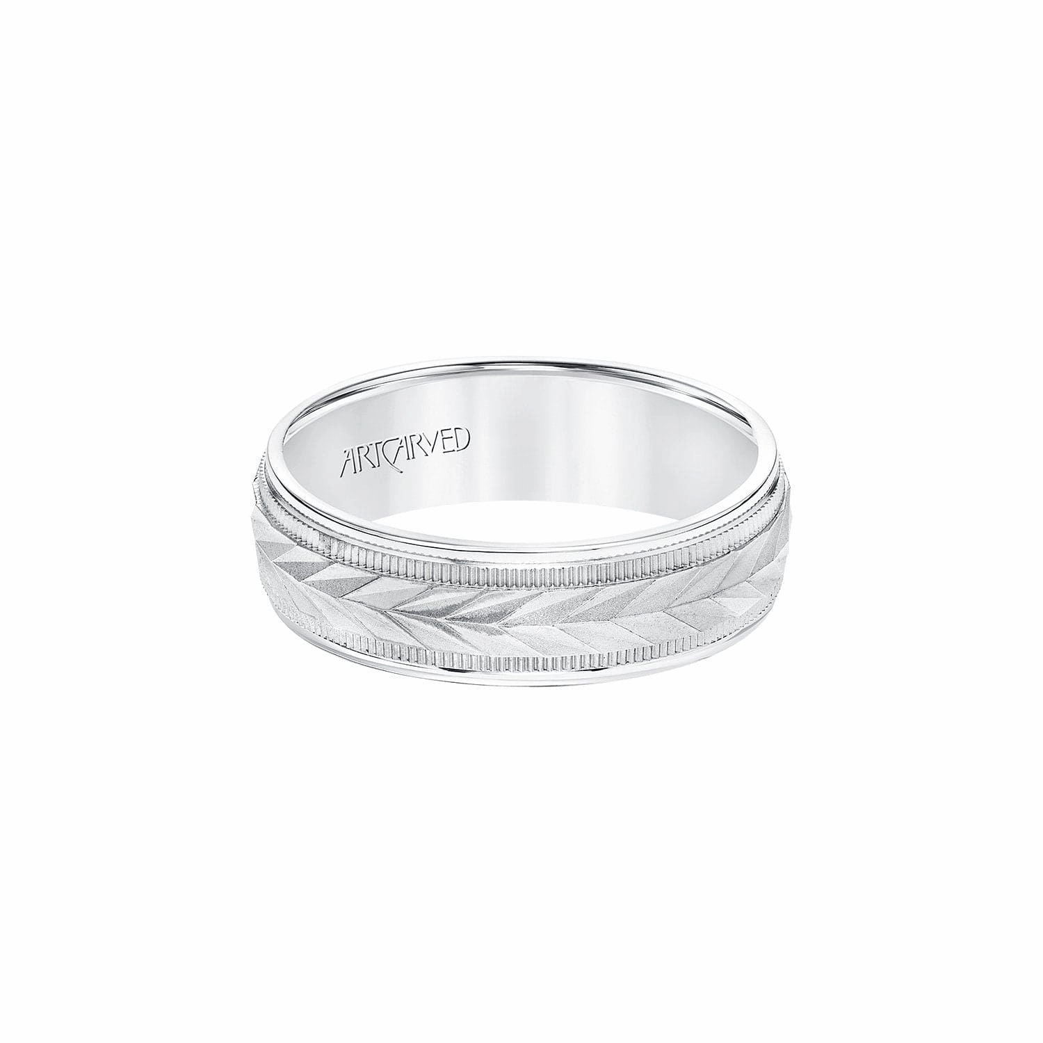 Classic Wheat Motif 6.5mm Band