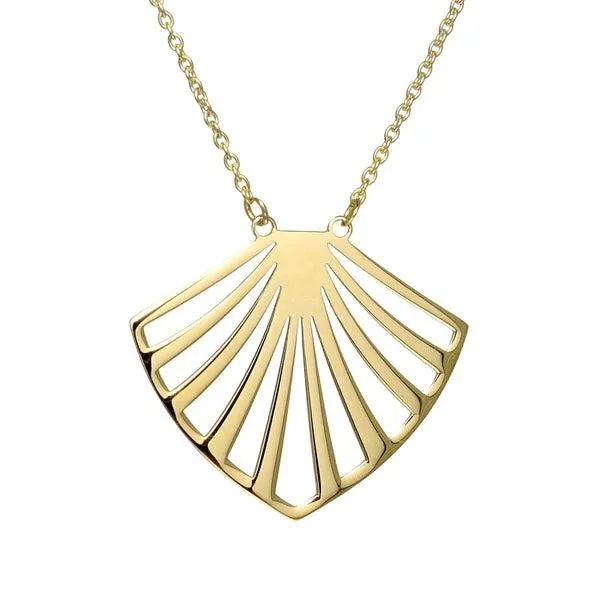 Collier en or jaune motif ajour