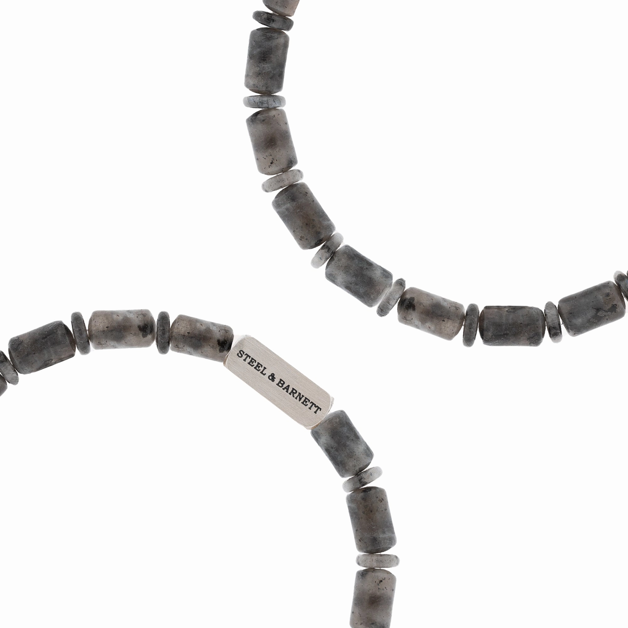 Colourful Cal Barrel Gemstone Bracelet Labradorite SBCC/005S