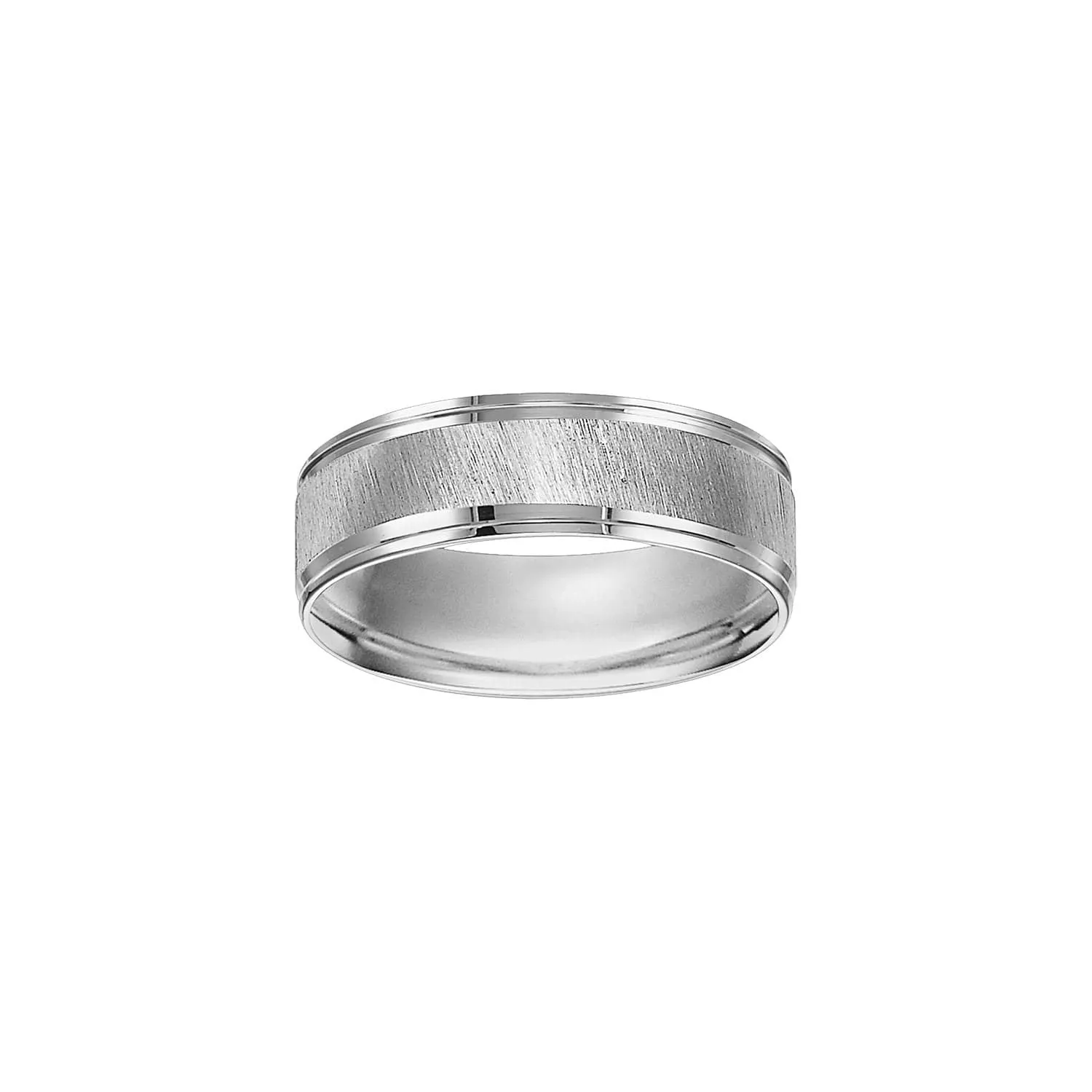 Diagonal Satin Finish 6mm Band