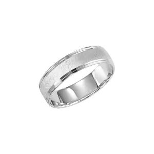 Diagonal Satin Finish 6mm Band