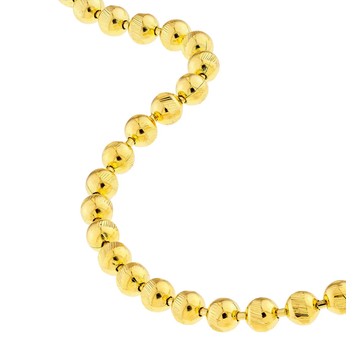 Diamond Cut Bead Bracelet 4690103