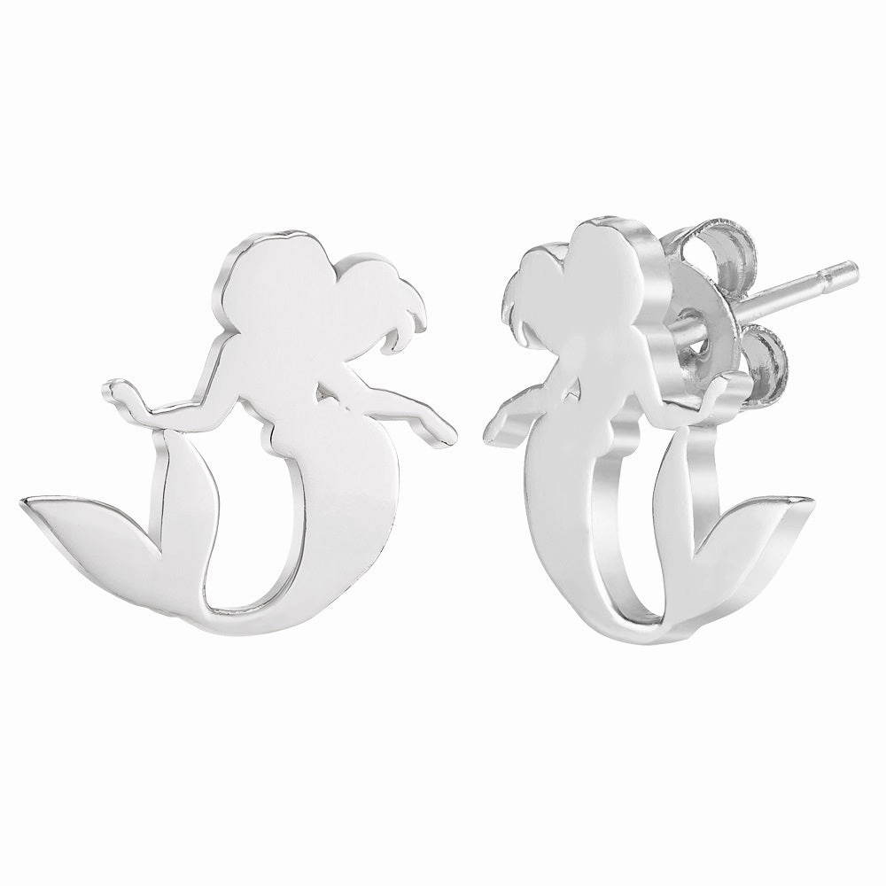 Disney Sterling Silver Little Mermaid Stud Earrings E901882SL