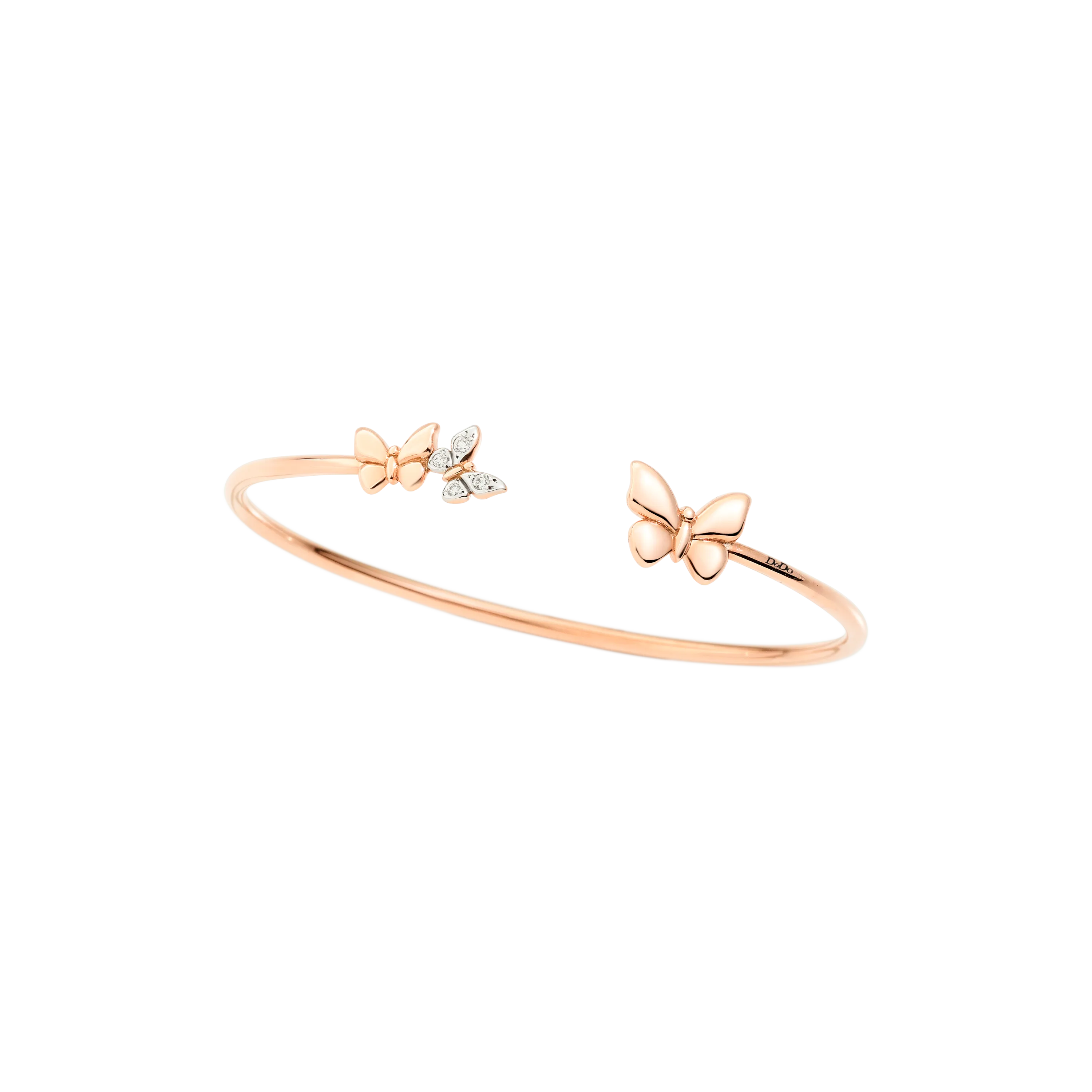 DoDo 9K bangle with butterflies