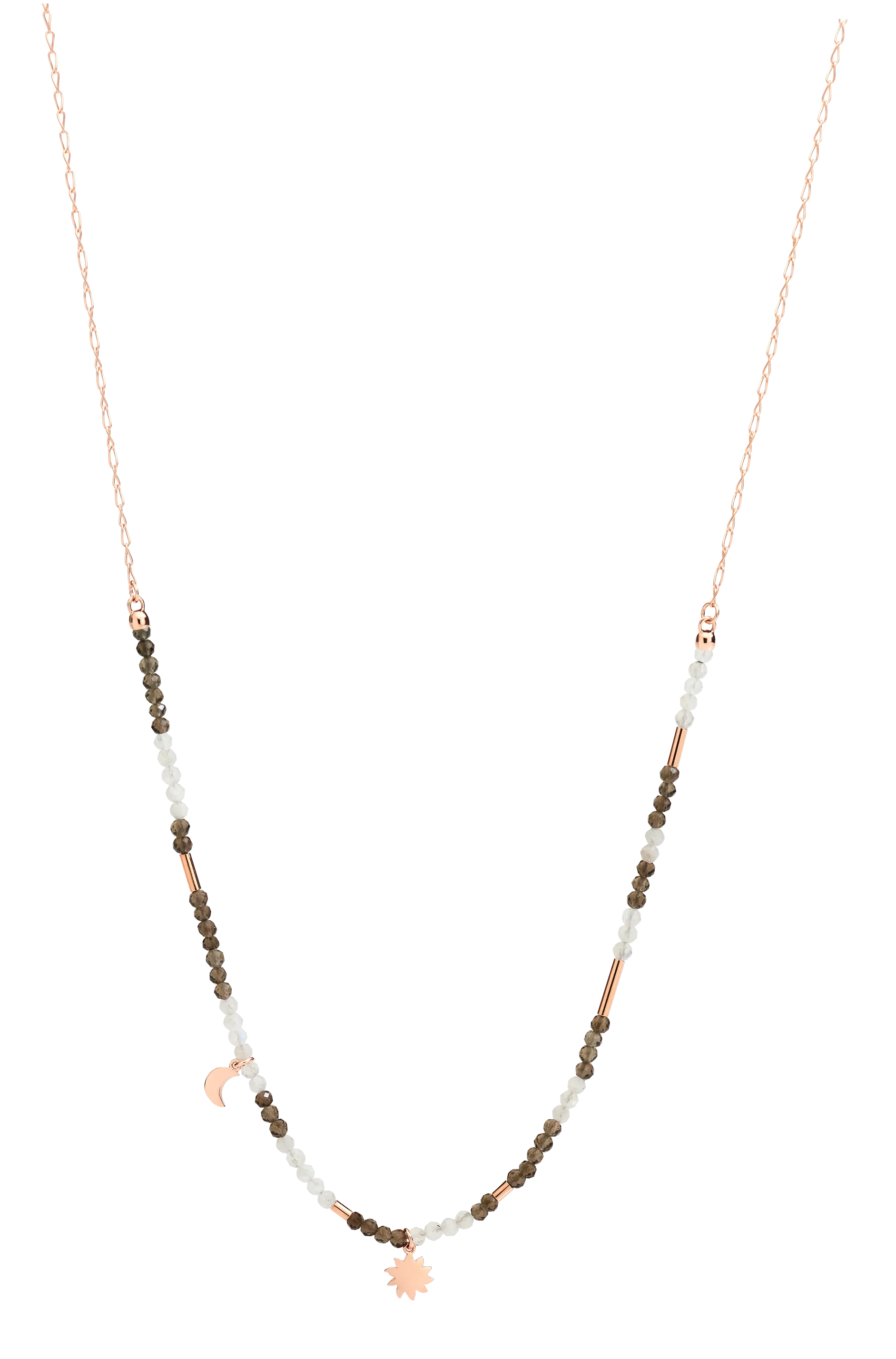 DoDo 9k necklace Moon & Sun