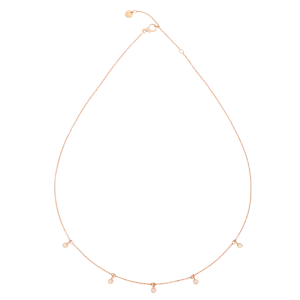 DoDo Essentials necklace with 5 diamonds