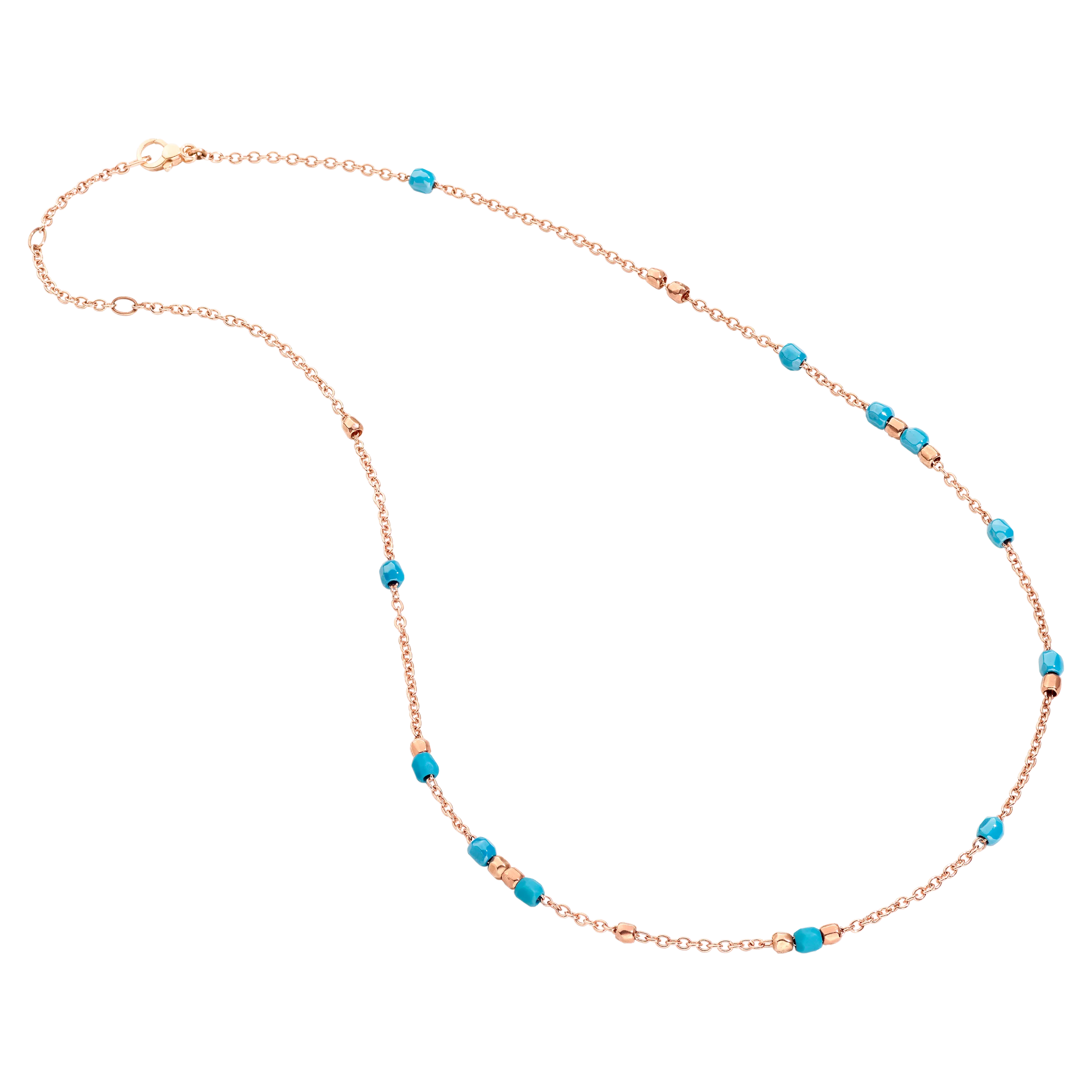 DoDo mini granelli necklace with turquoise ceramic