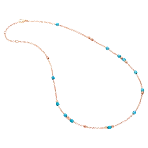 DoDo mini granelli necklace with turquoise ceramic