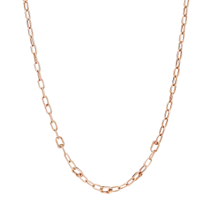 DoDo rose plated silver necklace with 6 open links