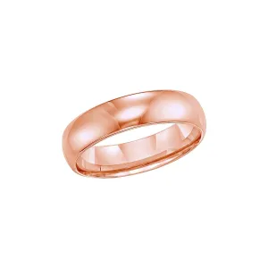 Domed 6mm Comfort Fit Band