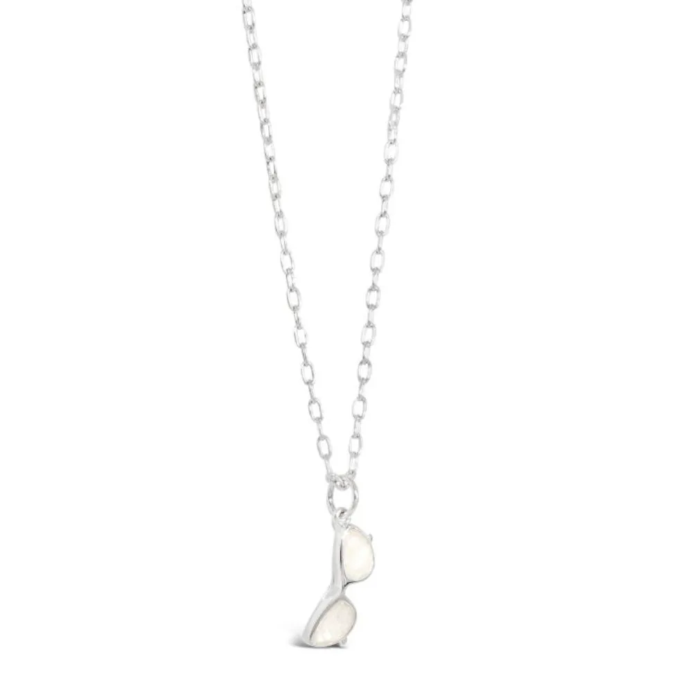Dune Jewelry Sterling Silver Voyager Vintage Sunglasses Necklace
