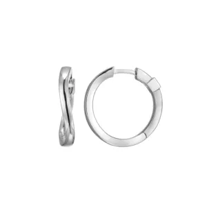 Elle "Luna" Twist Hoop Earring