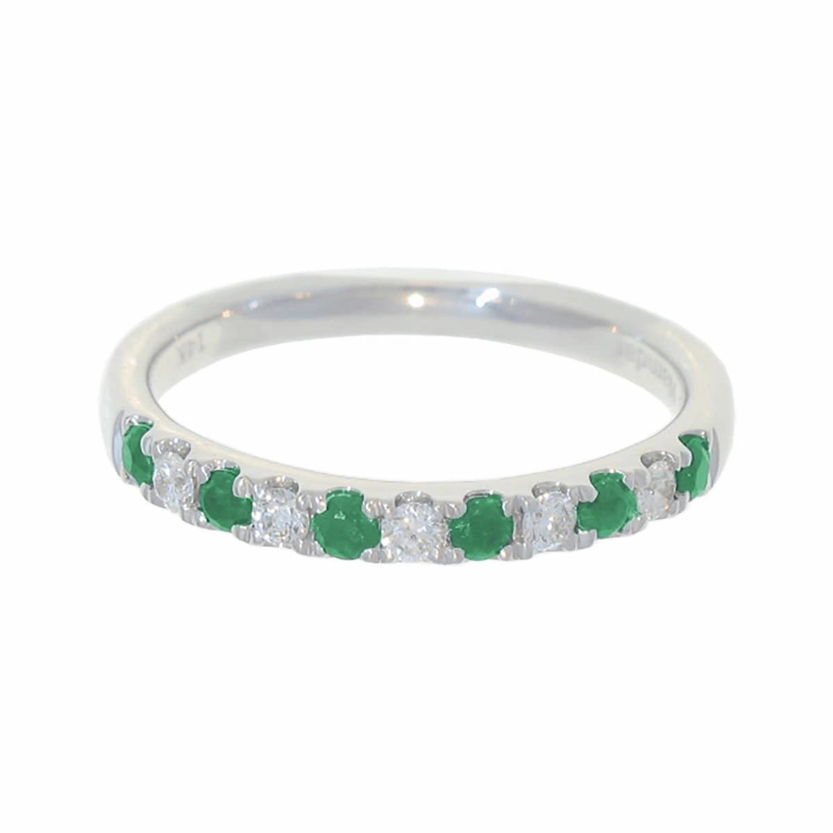 Emerald & Diamond Comfort Fit Band