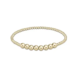 enewton 6.25" Classic Beaded Bliss Bracelet - Gold 2.5mm *Retired*