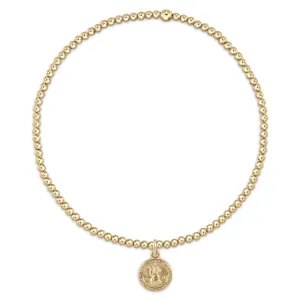 enewton 6.25" Classic Gold 2mm Bead Bracelet - Protection Small