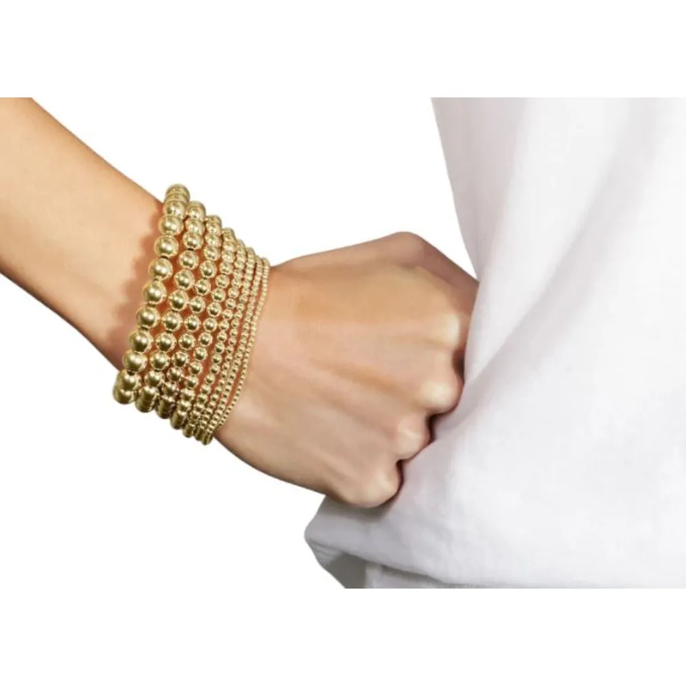 enewton 6.25" Classic Gold Bead Bracelet - 5mm
